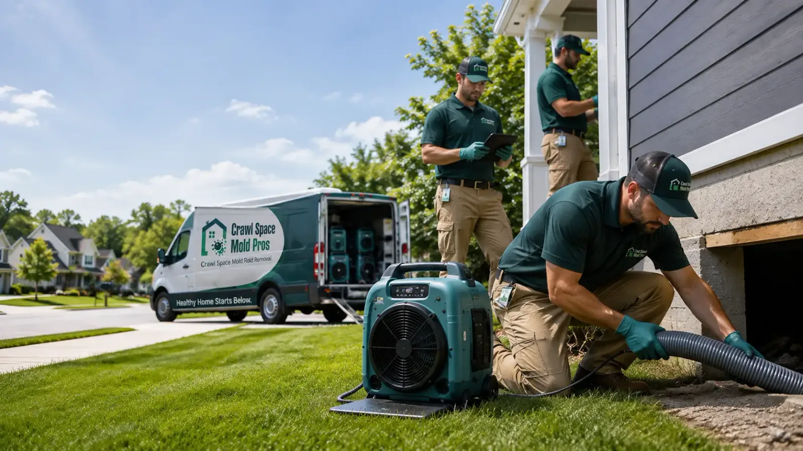 Crawl Space Mold Removal in Lindsay, OK